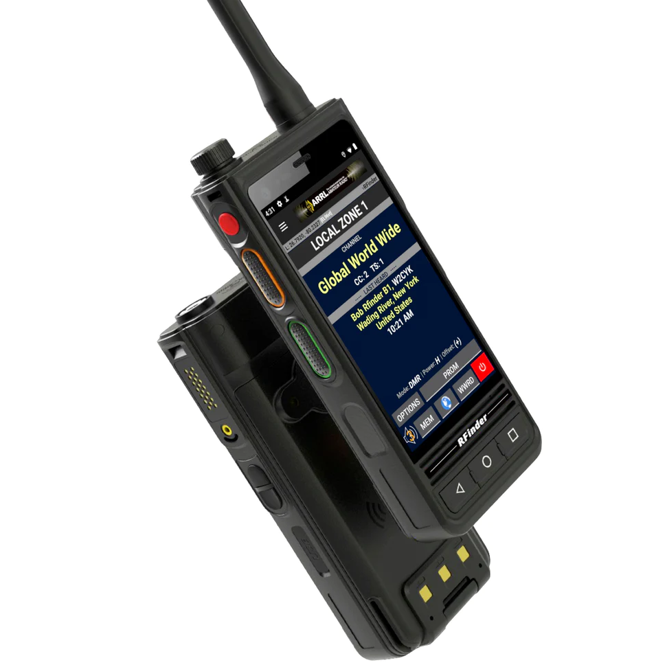 Rfinder B1 Dual Band DMR 4G Deluxe Package with extra battery and screen  protector